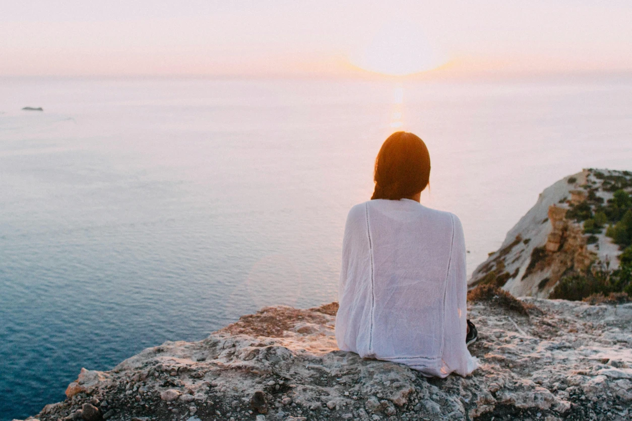 Person achieving personal growth and self-improvement
